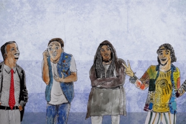 QUATRO HOMENS JOVENS COM MUITA EXPERIÊNCIA, CREIA!